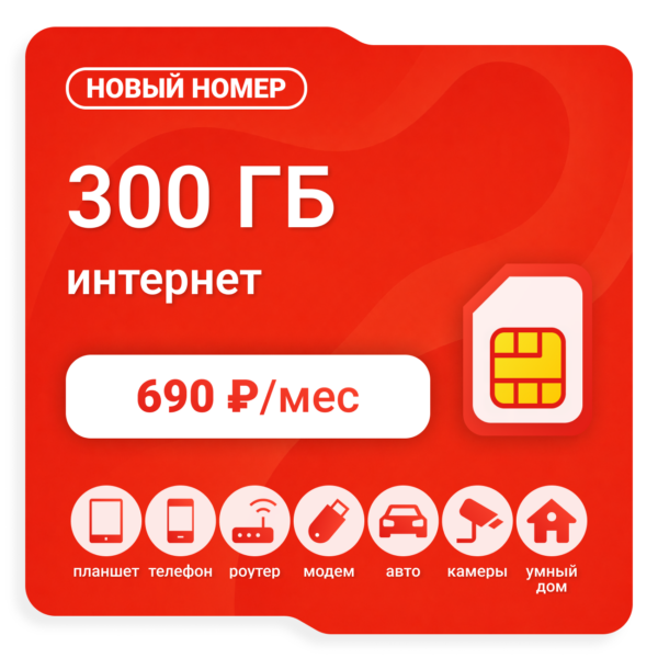 SIM-карта М-Сеть Премиум 690 (саморегистрация)