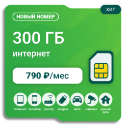 SIM-карта Мегафон Бизнес 790 (300 гб) (саморегистрация)