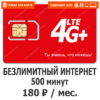 Sim-карта М-Сеть Эксклюзив 180 (саморегистрация)