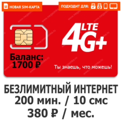 Sim-карта М-Сеть Выгодный 380 NEW (саморегистрация)