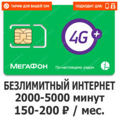 Улучшение для Тарифа Мегафон Все за 200