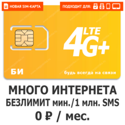 SIM-карта БИ Полный ноль