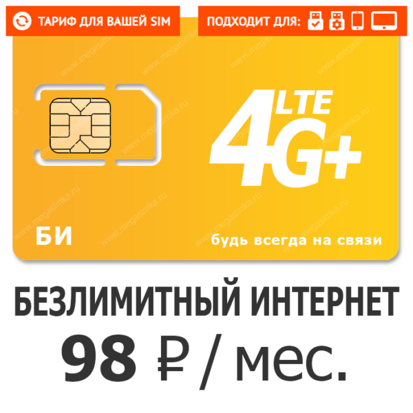 Тариф БИ Экономичный 98 (саморегистрация)