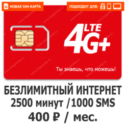 Sim-карта М-Сеть ОПТИМА 400 (саморегистрация)