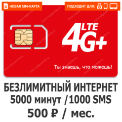 Sim-карта М-Сеть ОПТИМА 500 (саморегистрация)