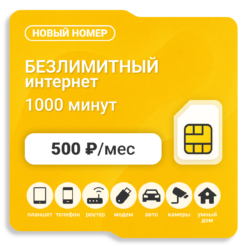 Sim-карта БИ VIP ХИТ 500 (саморегистрация)