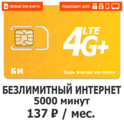 Sim-карта Би Макси 137 (саморегистрация)