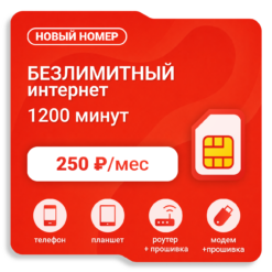 Sim-карта М-Сеть ОПТИМА 250 (саморегистрация)